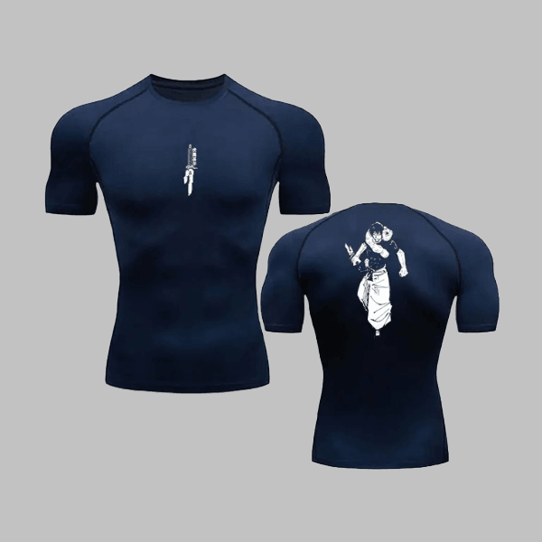 Anime Compression Shirt - Quick Dry Sportswear - Zyllor