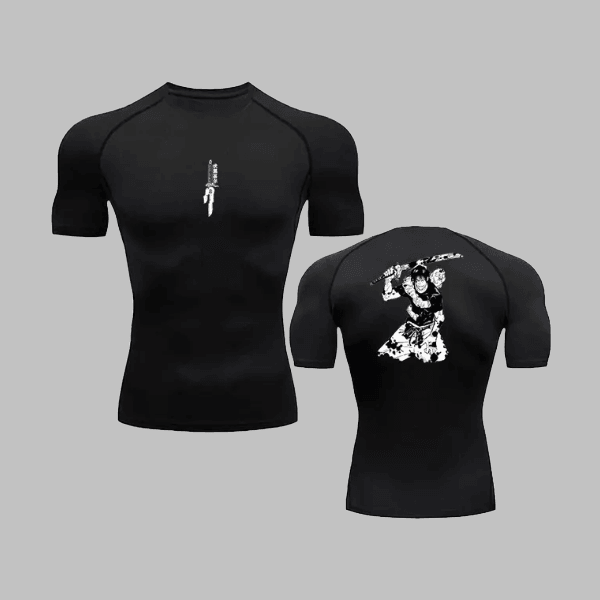 Anime Compression Shirt - Quick Dry Sportswear - Zyllor