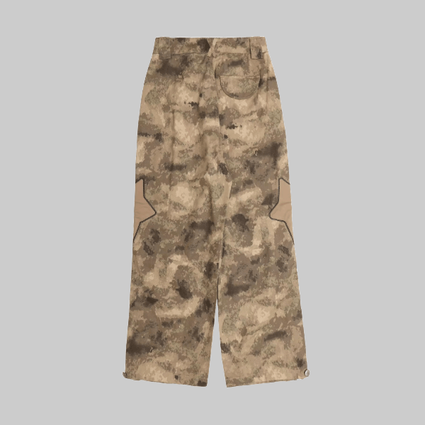 Retro Star Camouflage Pants – Loose Street Cargo - Zyllor