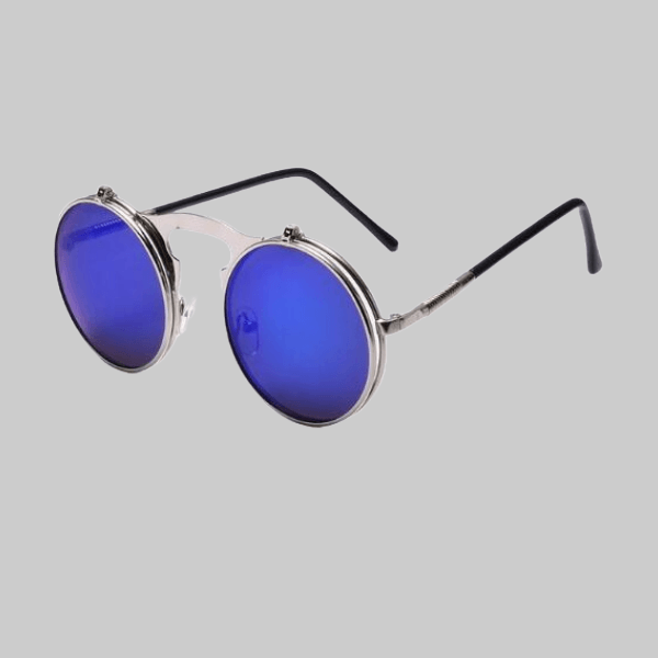 Round Designer Steampunk Sunglasses - Zyllor