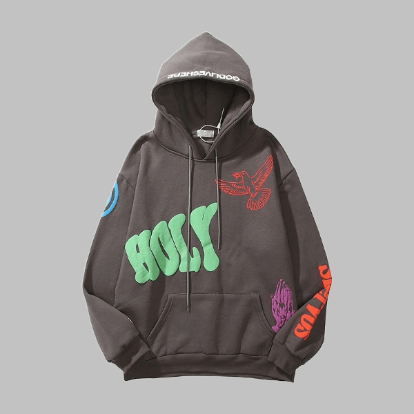 Kanye 3D Foam Graffiti Hoodie - Zyllor