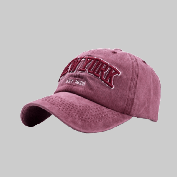 Cotton Baseball Cap – New York Embroidery - Zyllor