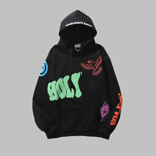 Kanye 3D Foam Graffiti Hoodie - Zyllor