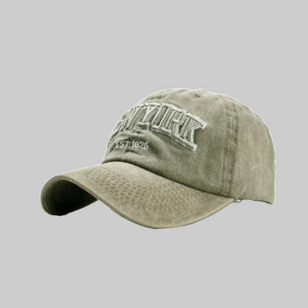 Cotton Baseball Cap – New York Embroidery - Zyllor