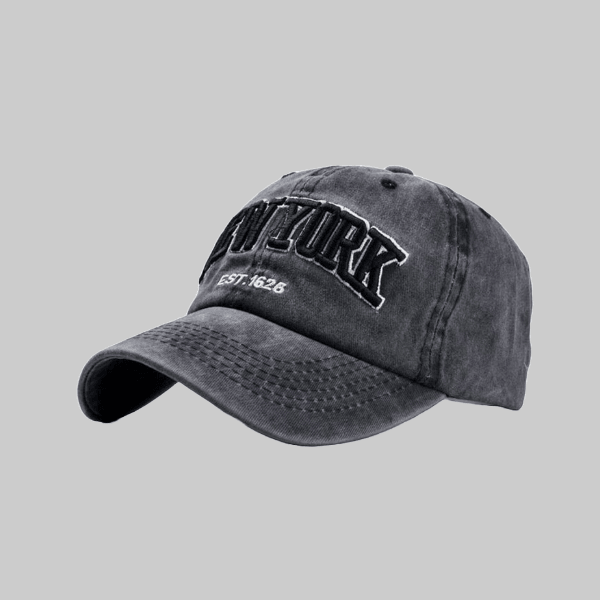 Cotton Baseball Cap – New York Embroidery - Zyllor