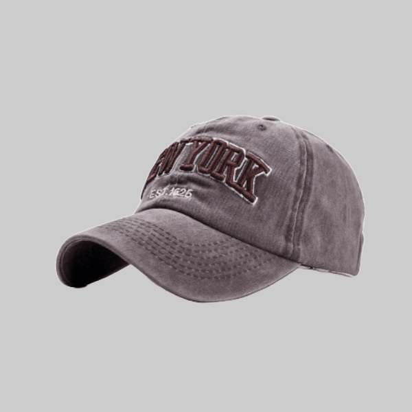 Cotton Baseball Cap – New York Embroidery - Zyllor