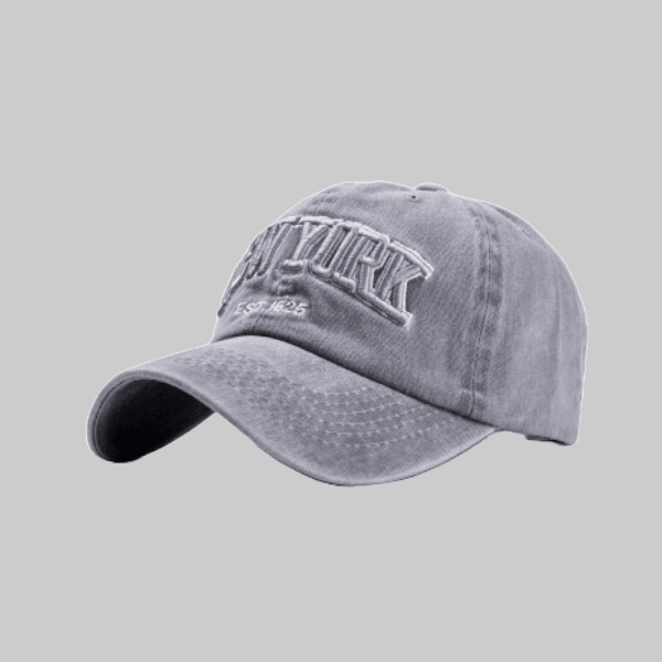 Cotton Baseball Cap – New York Embroidery - Zyllor