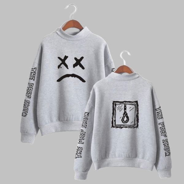 Lil Peep Fleece Sweatshirt - Turtleneck Pullover - Zyllor