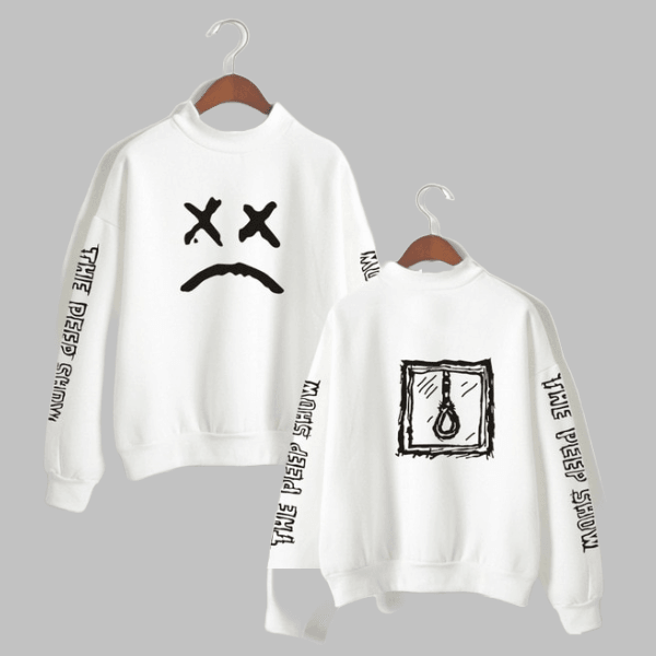 Lil Peep Fleece Sweatshirt - Turtleneck Pullover - Zyllor