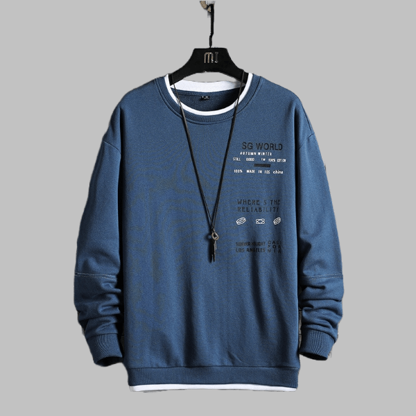 Round Neck Hoodie - Casual Sweatshirt - Zyllor